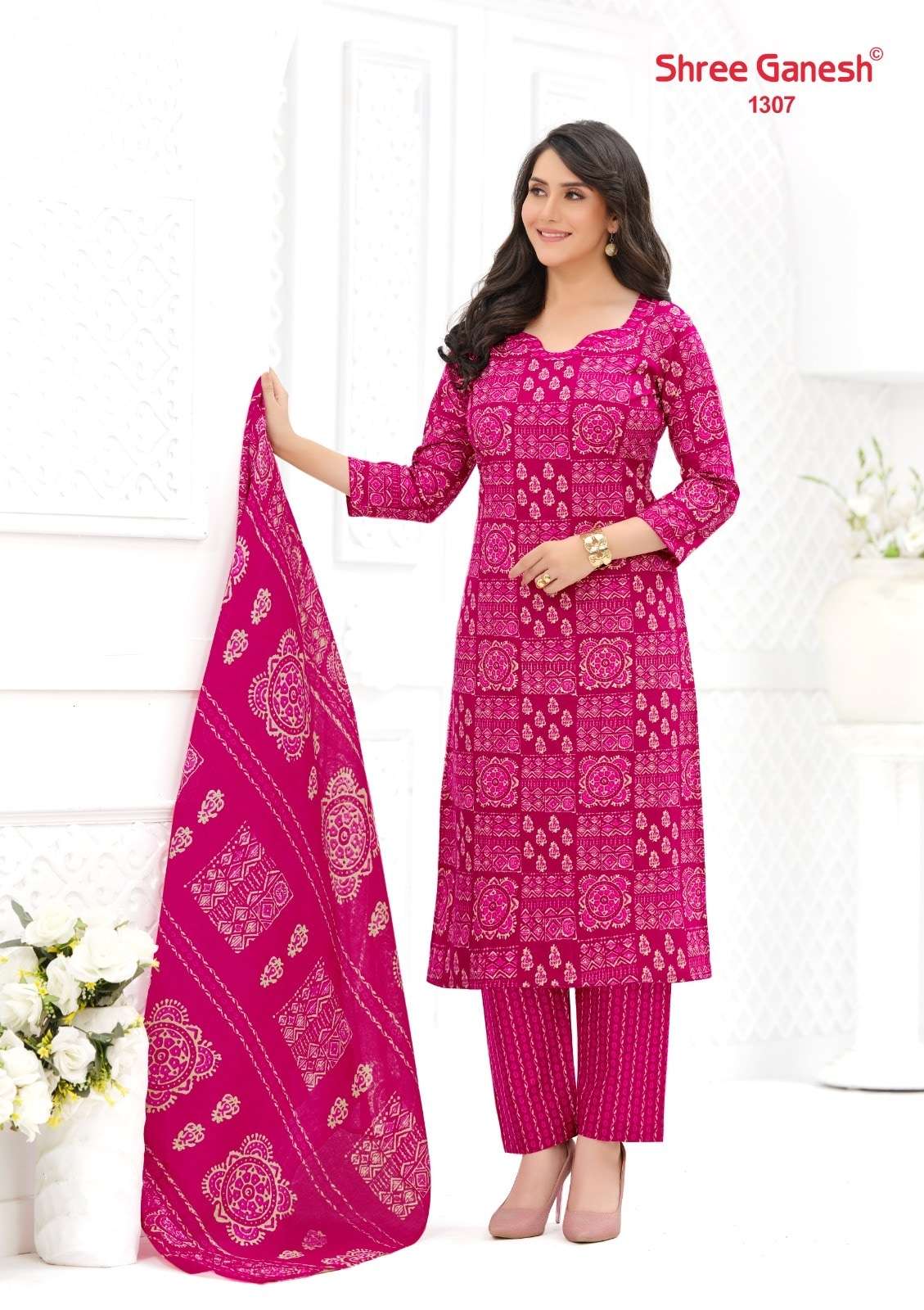Shree Ganesh Samaiyra Vol 3 Pure Cotton Dress Material