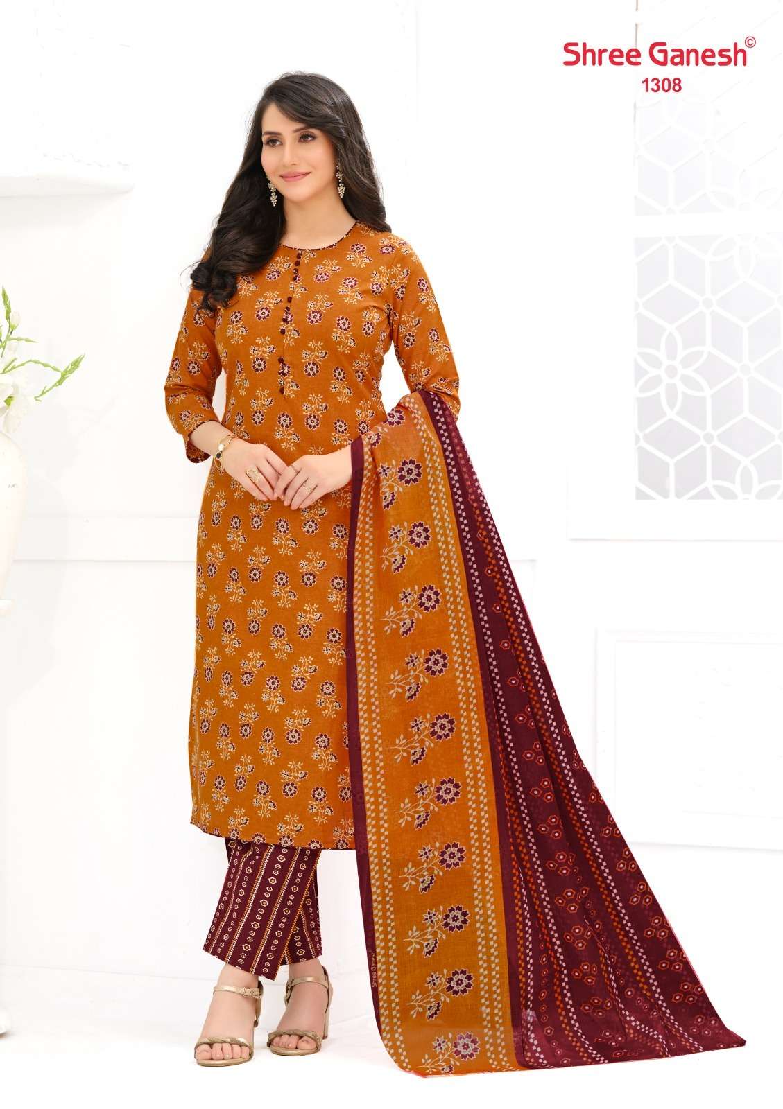 Shree Ganesh Samaiyra Vol 3 Pure Cotton Dress Material