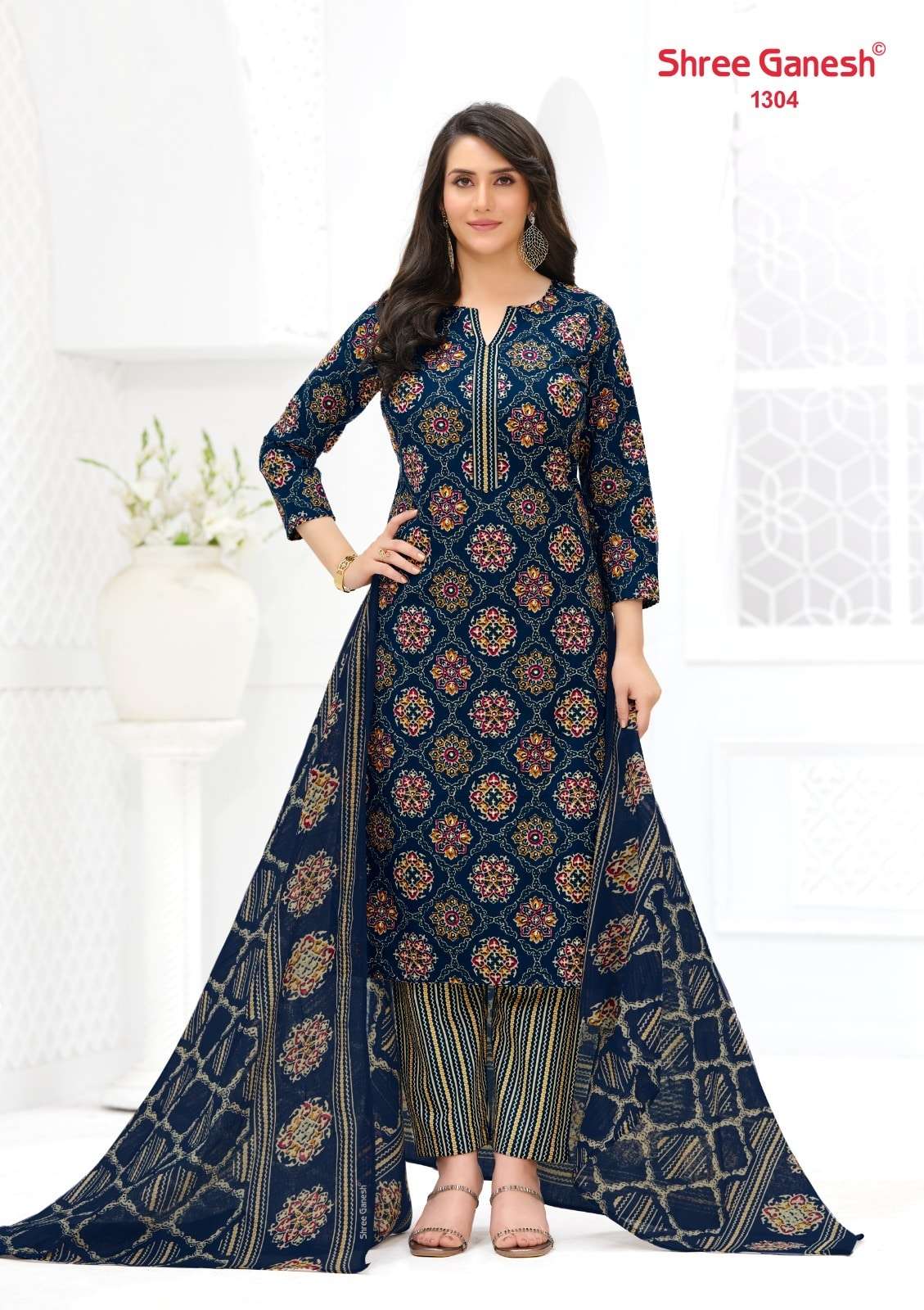 Shree Ganesh Samaiyra Vol 3 Pure Cotton Dress Material