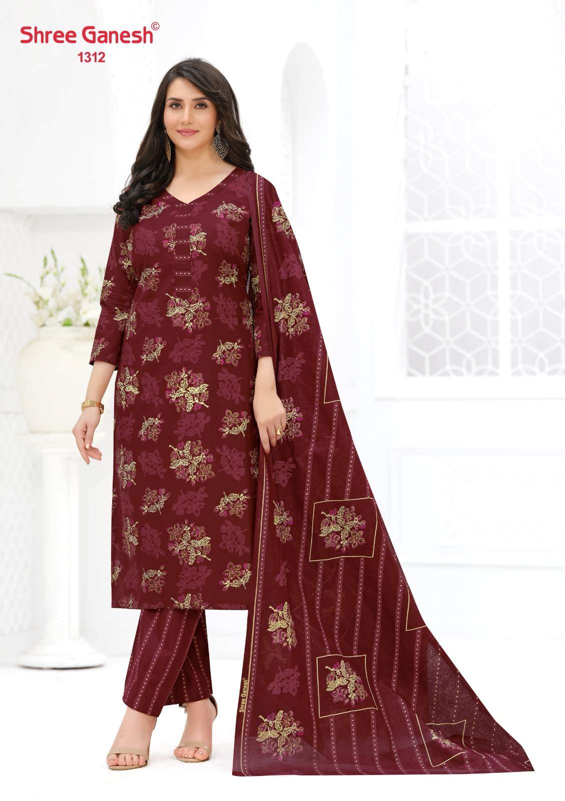 Shree Ganesh Samaiyra Vol 3 Pure Cotton Dress Material
