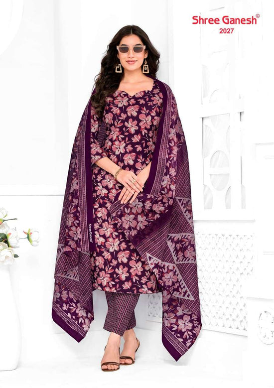 Shree Ganesh Vaani Vol 10 Pure Cotton Dress Material - Amrah Wholesale