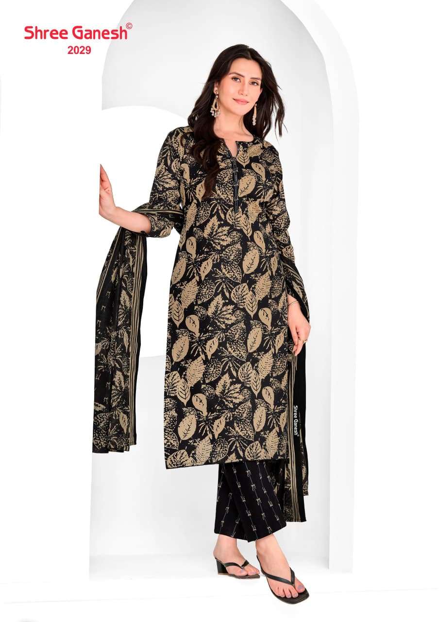 Shree Ganesh Vaani Vol 10 Pure Cotton Dress Material - Amrah Wholesale
