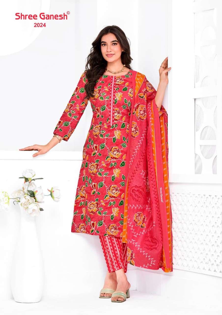 Shree Ganesh Vaani Vol 10 Pure Cotton Dress Material - Amrah Wholesale