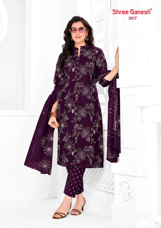 Shree Ganesh Vaani Vol 10 Pure Cotton Dress Material - Amrah Wholesale