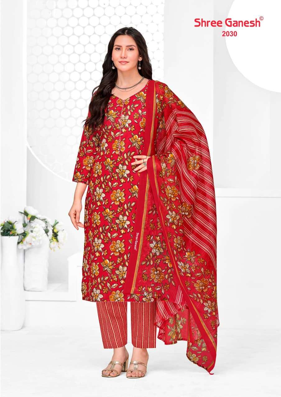Shree Ganesh Vaani Vol 10 Pure Cotton Dress Material - Amrah Wholesale