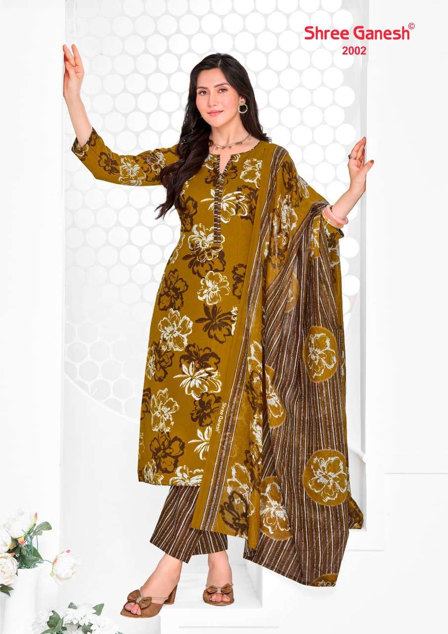 Shree Ganesh Vaani Vol 10 Pure Cotton Dress Material - Amrah Wholesale
