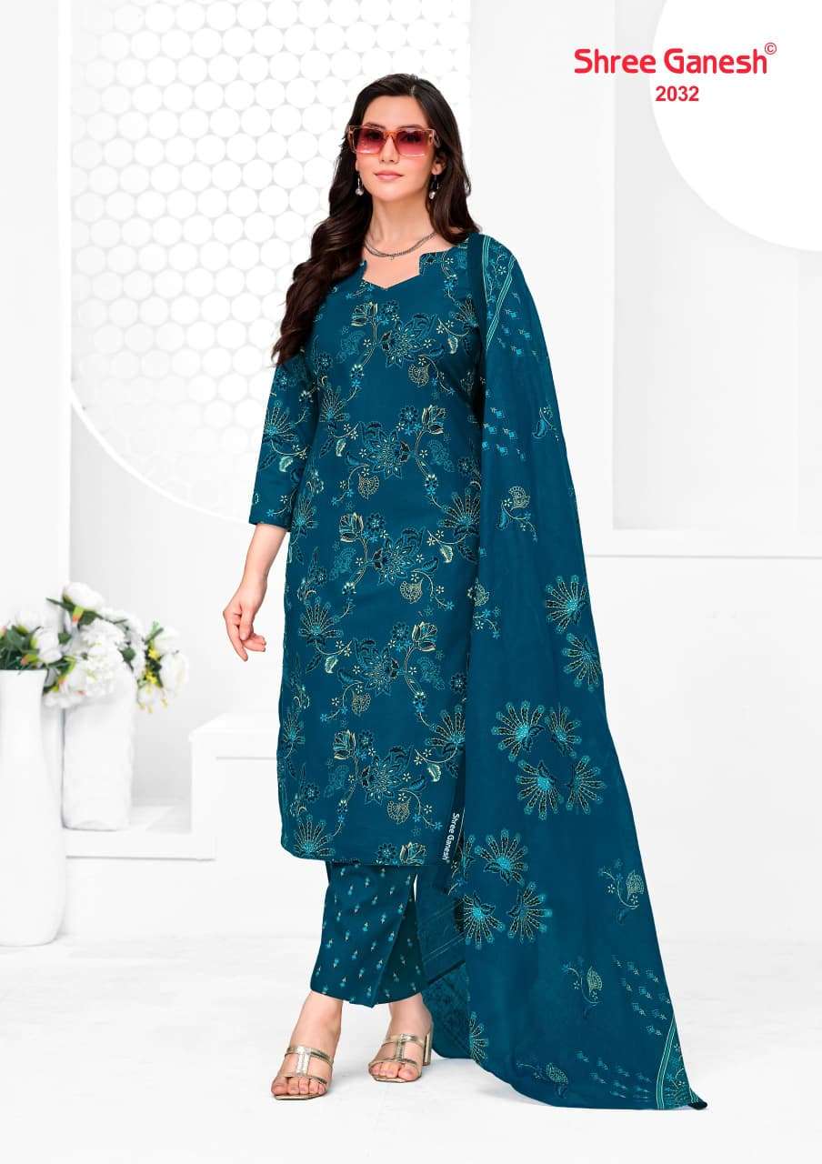 Shree Ganesh Vaani Vol 10 Pure Cotton Dress Material - Amrah Wholesale