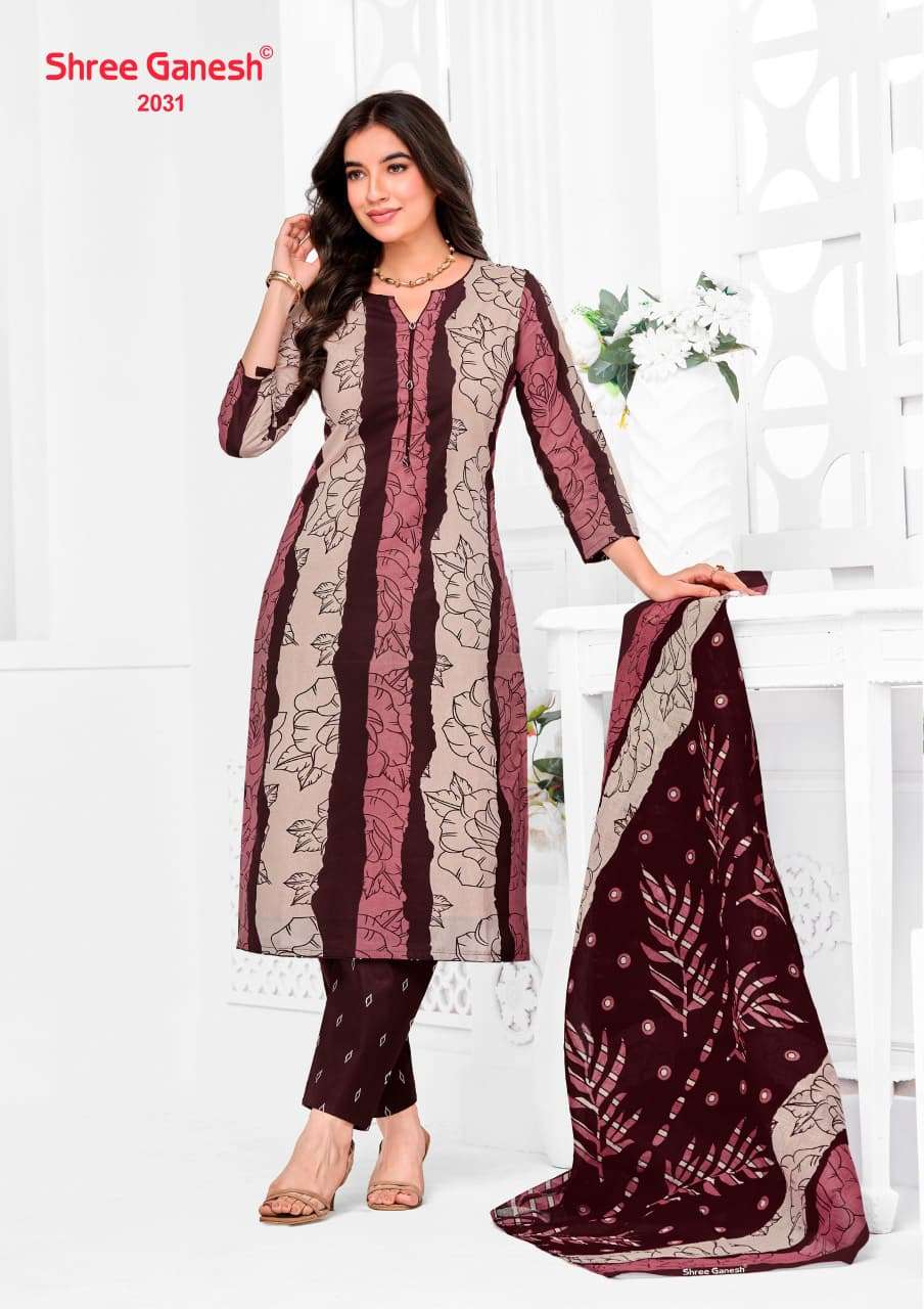 Shree Ganesh Vaani Vol 10 Pure Cotton Dress Material - Amrah Wholesale