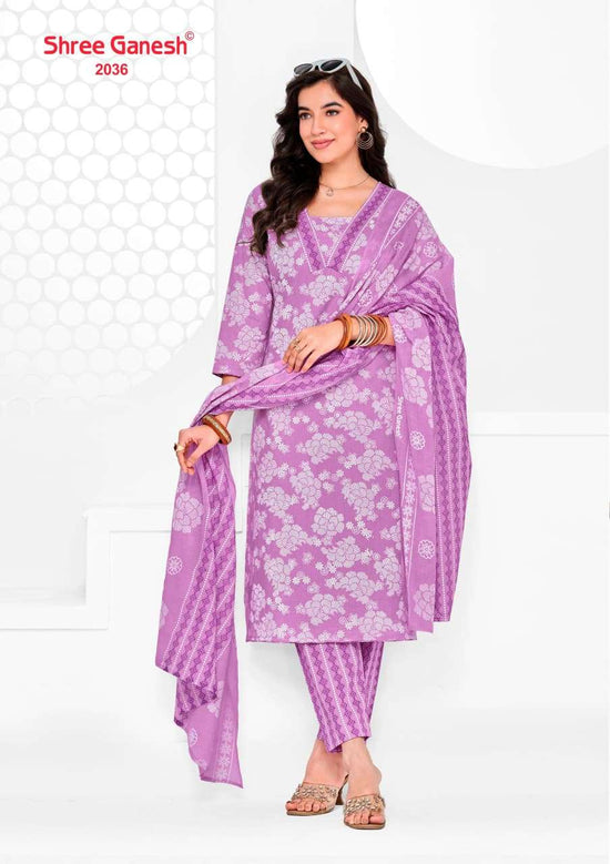 Shree Ganesh Vaani Vol 10 Pure Cotton Dress Material - Amrah Wholesale