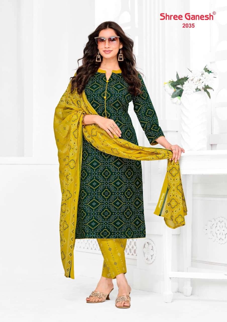 Shree Ganesh Vaani Vol 10 Pure Cotton Dress Material - Amrah Wholesale