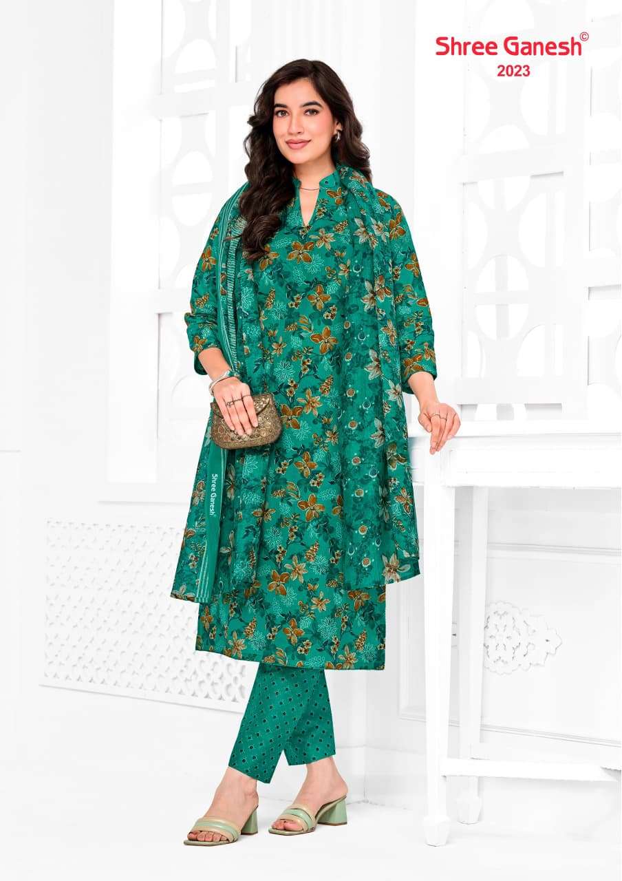 Shree Ganesh Vaani Vol 10 Pure Cotton Dress Material - Amrah Wholesale