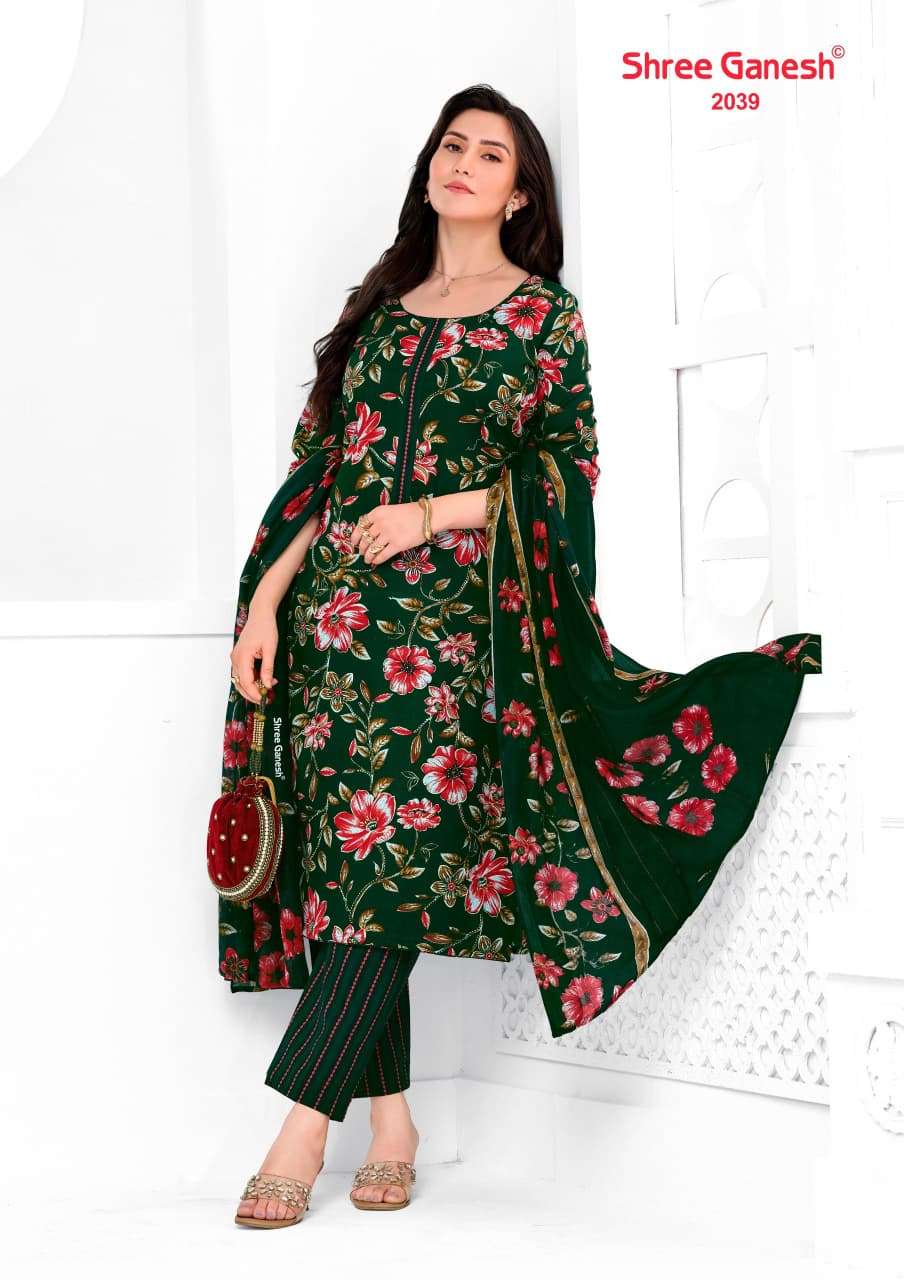 Shree Ganesh Vaani Vol 10 Pure Cotton Dress Material - Amrah Wholesale
