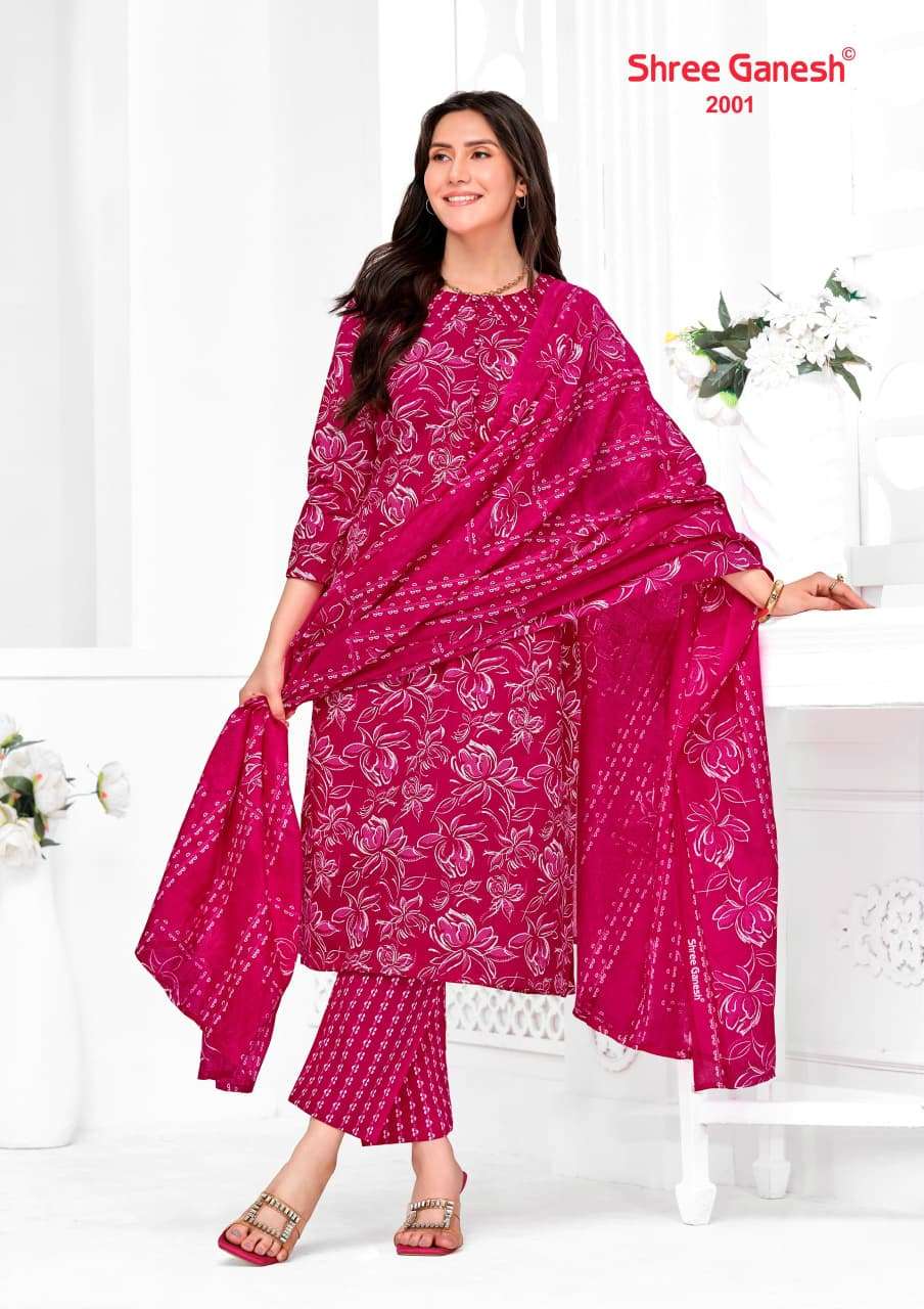 Shree Ganesh Vaani Vol 10 Pure Cotton Dress Material - Amrah Wholesale