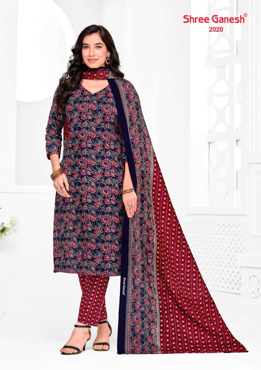 Shree Ganesh Vaani Vol 10 Pure Cotton Dress Material - Amrah Wholesale