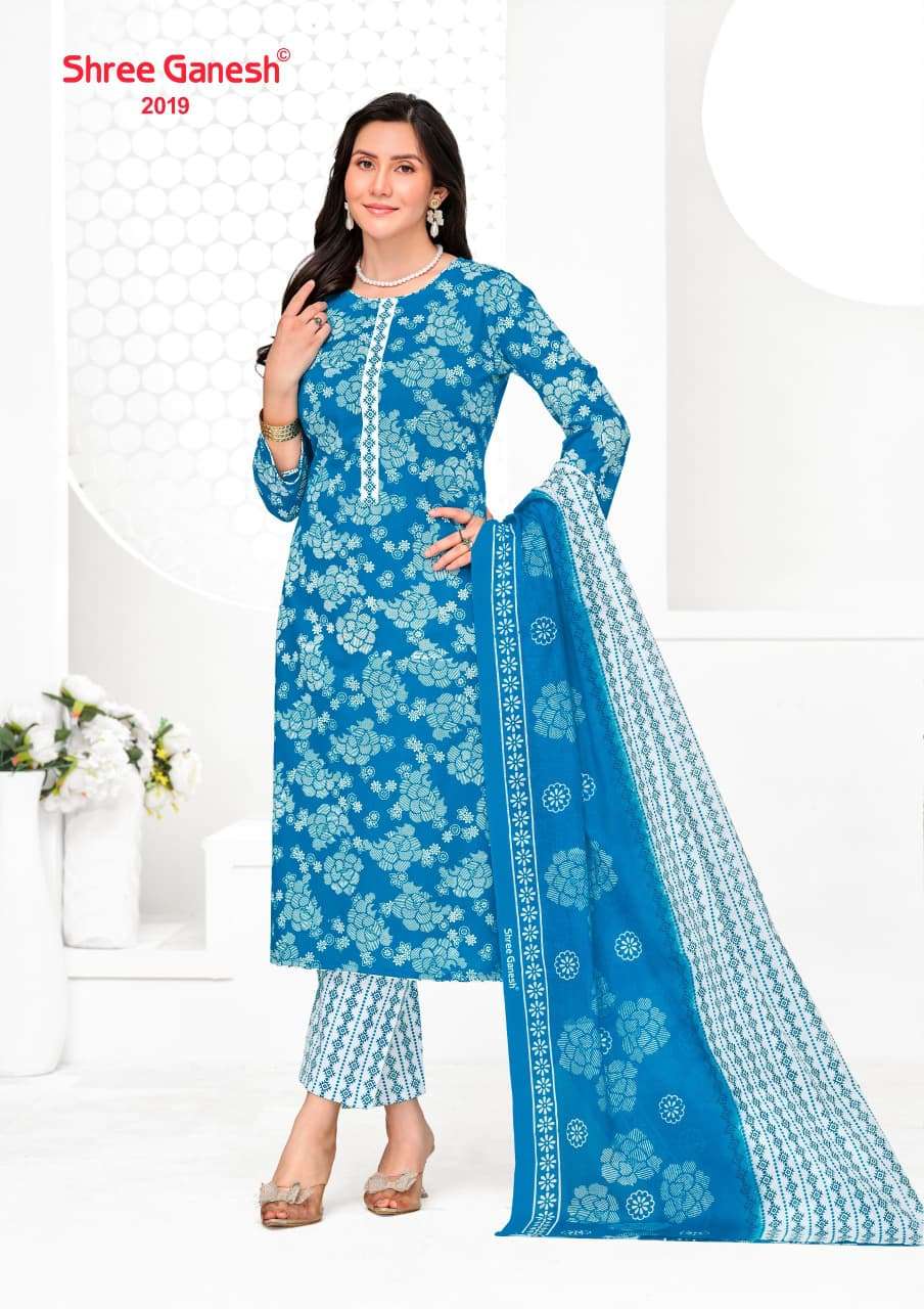 Shree Ganesh Vaani Vol 10 Pure Cotton Dress Material - Amrah Wholesale
