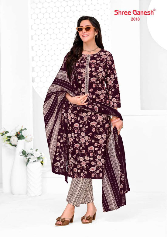 Shree Ganesh Vaani Vol 10 Pure Cotton Dress Material - Amrah Wholesale