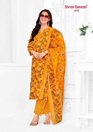 Shree Ganesh Vaani Vol 10 Pure Cotton Dress Material - Amrah Wholesale