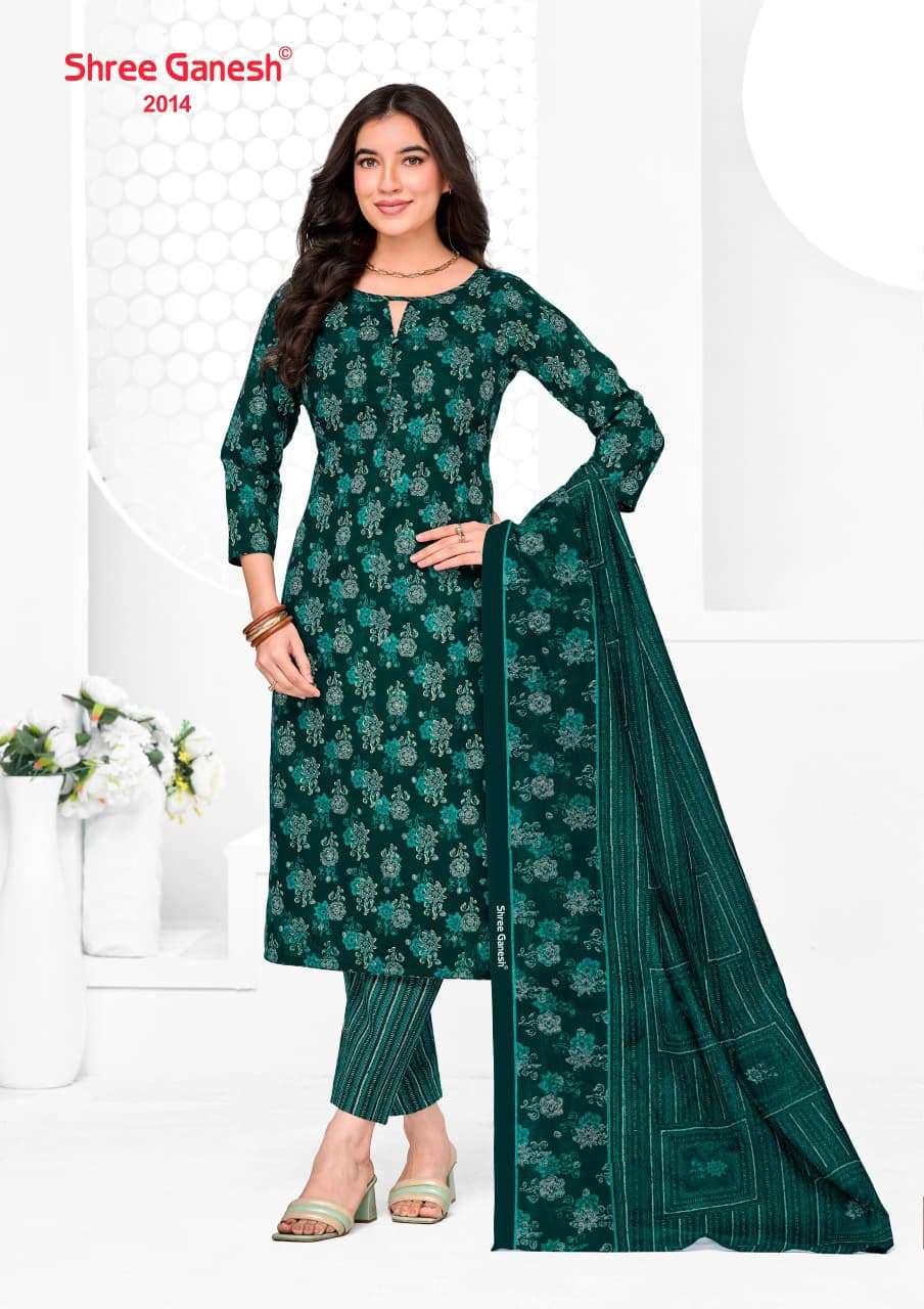 Shree Ganesh Vaani Vol 10 Pure Cotton Dress Material