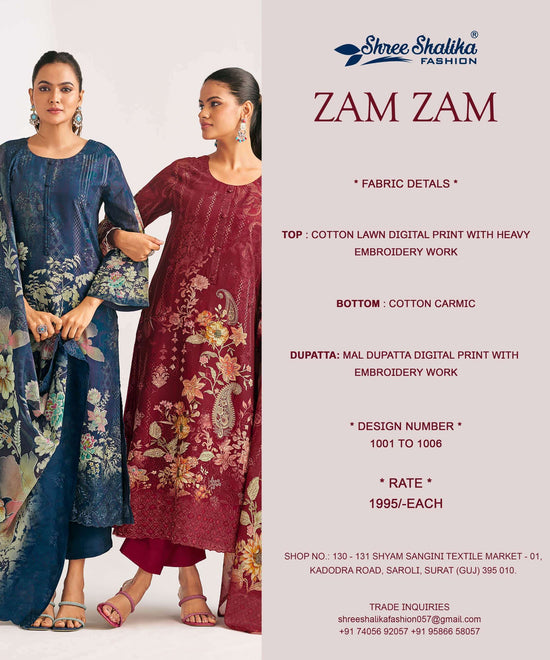Shree Salika Zam Zam - Amrah Wholesale