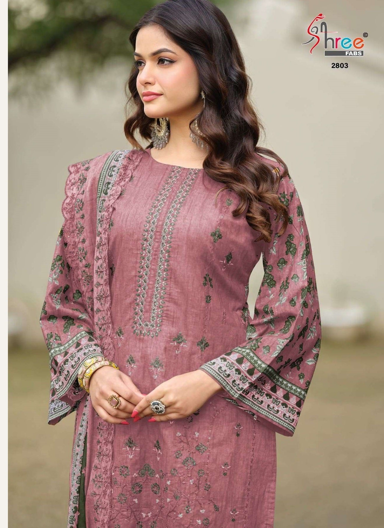 Shree Fab Bin Saeed Lawn Collection Vol-28 Lawn Cotton Pakistani Suit