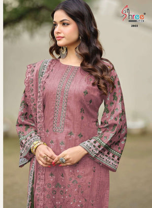 Shree Fab Bin Saeed Lawn Collection Vol-28 Lawn Cotton Pakistani Suit