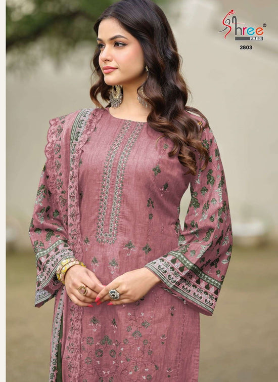 Shree Fab Bin Saeed Lawn Collection Vol-28 Lawn Cotton Pakistani Suit