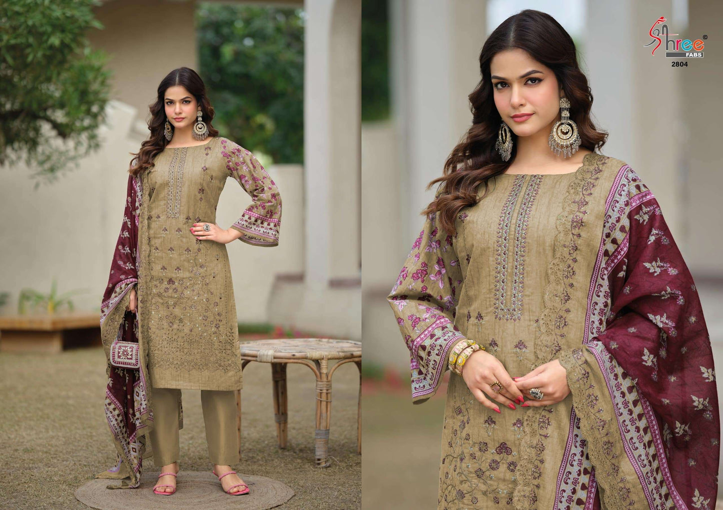 Shree Fab Bin Saeed Lawn Collection Vol-28 Lawn Cotton Pakistani Suit