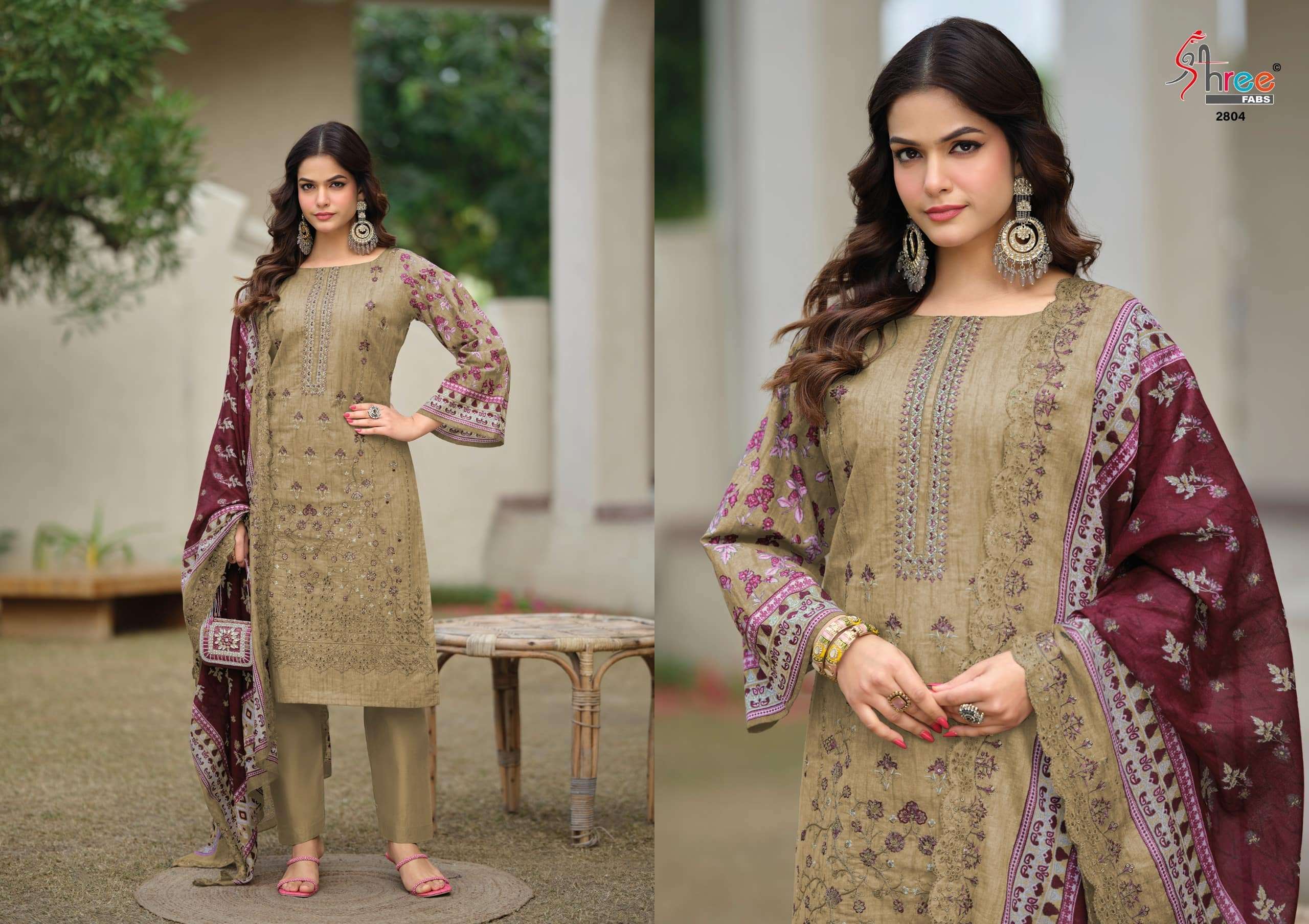 Shree Fab Bin Saeed Lawn Collection Vol-28 Lawn Cotton Pakistani Suit