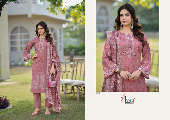 Shree Fab Bin Saeed Lawn Collection Vol-28 Lawn Cotton Pakistani Suit