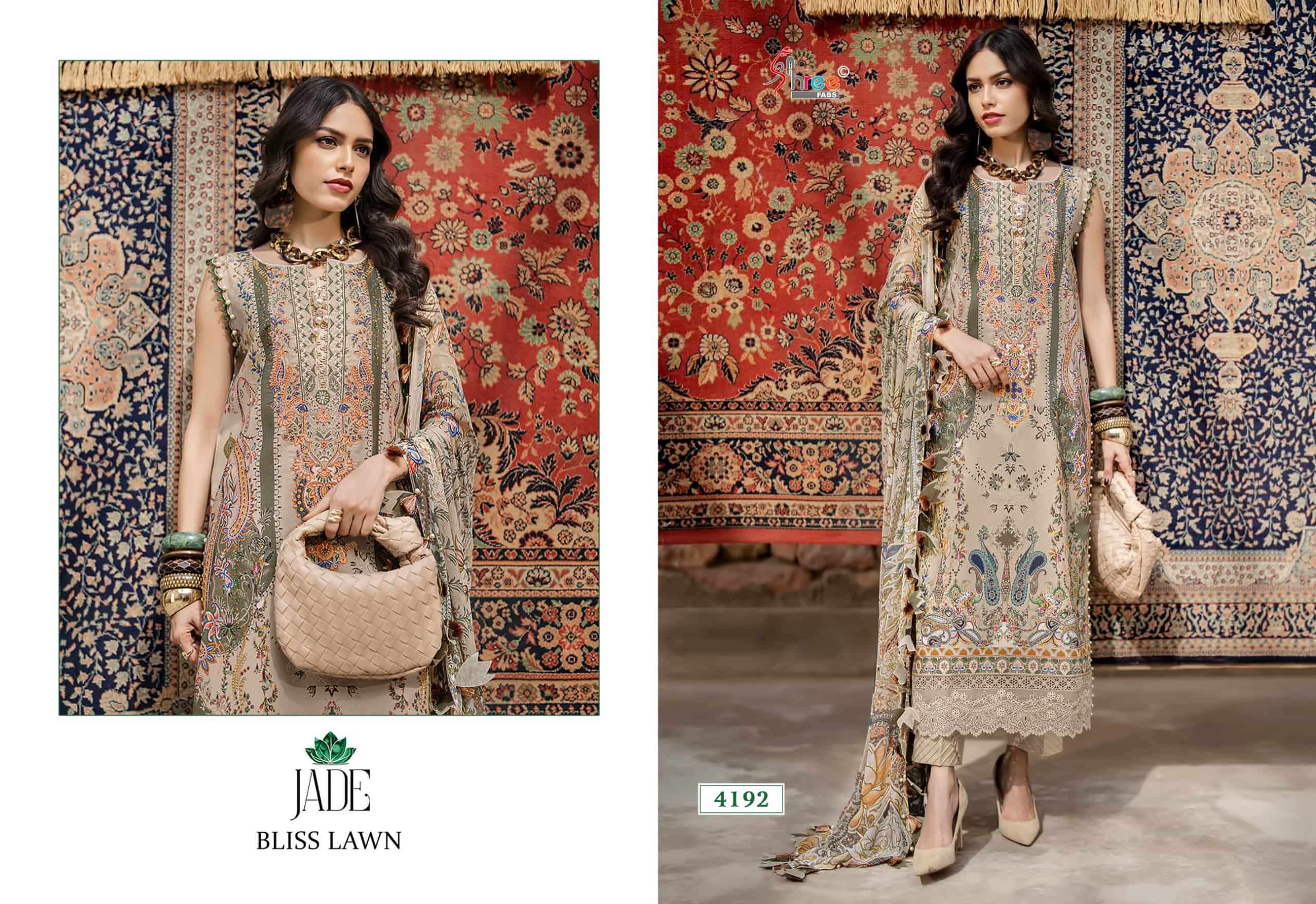 Shree Fab Jade Bliss Lawn Vol - 01 - Amrah Wholesale