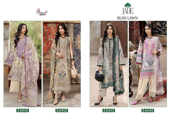 Shree Fab Jade Bliss Lawn Vol - 01 - Amrah Wholesale