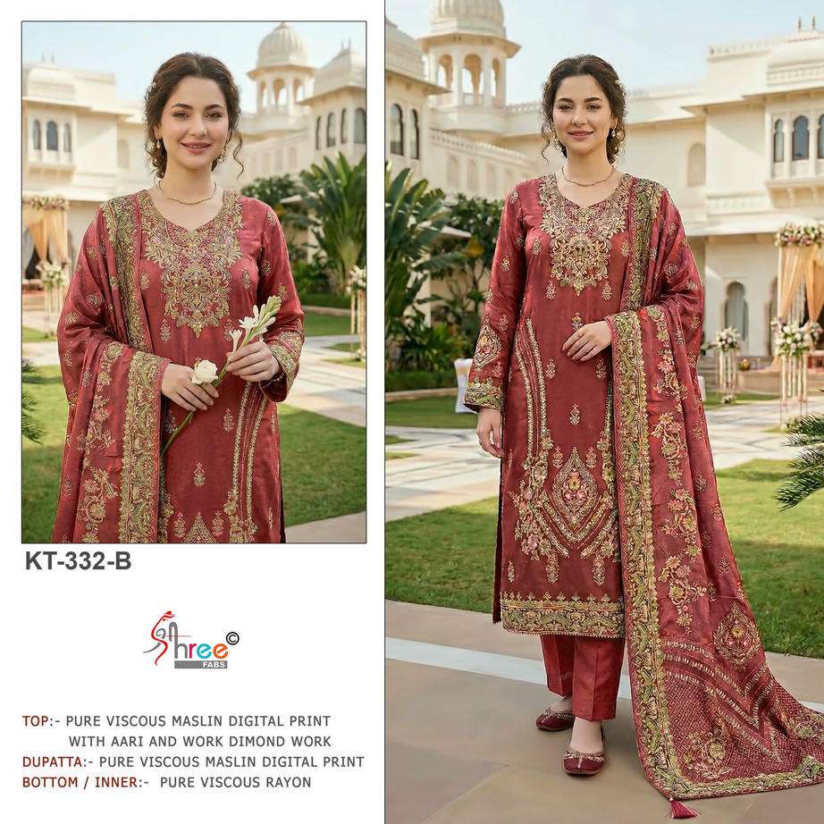 Shree Fab Kt - 332 - Amrah Wholesale