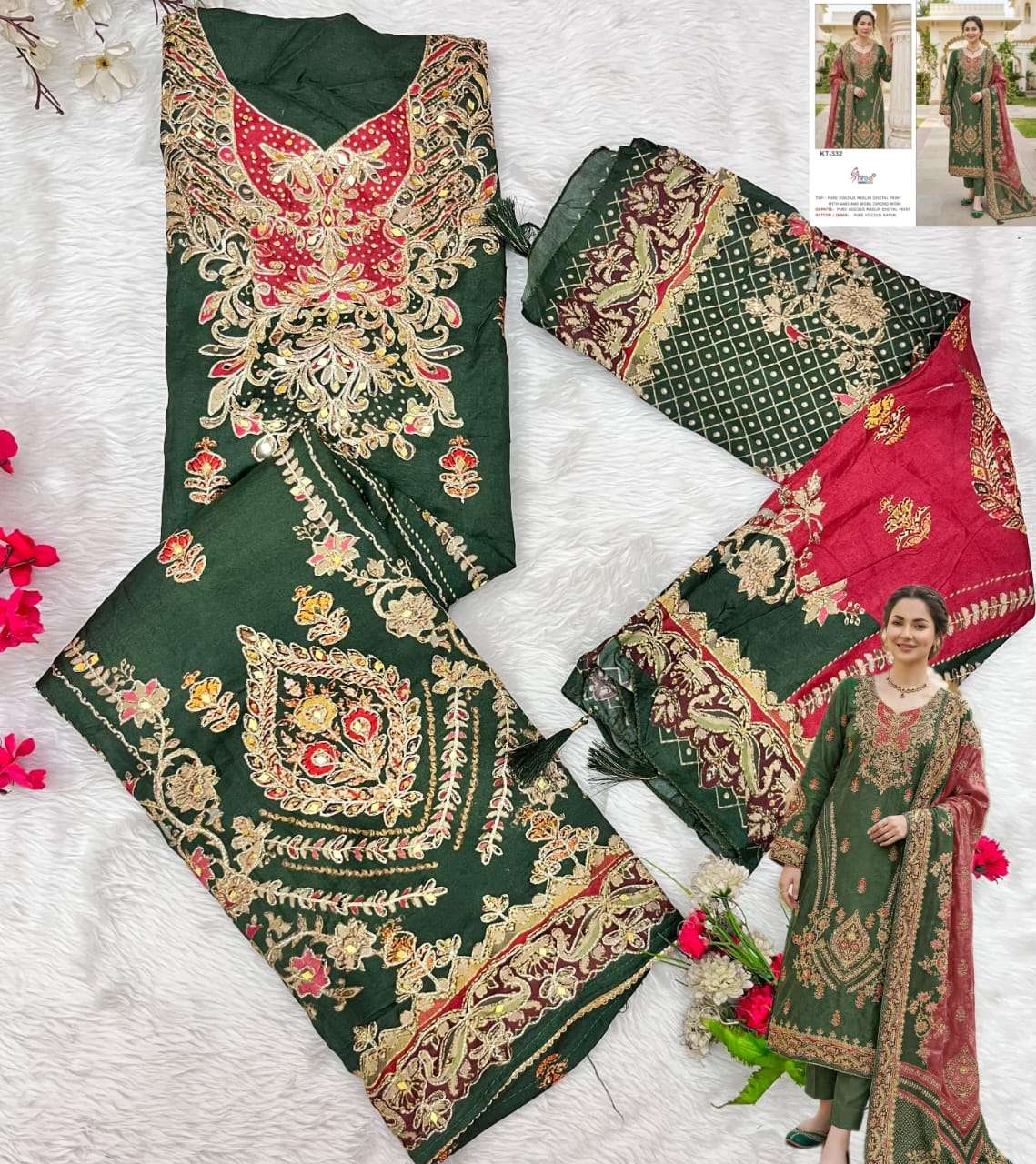 Shree Fab Kt - 332 - Amrah Wholesale