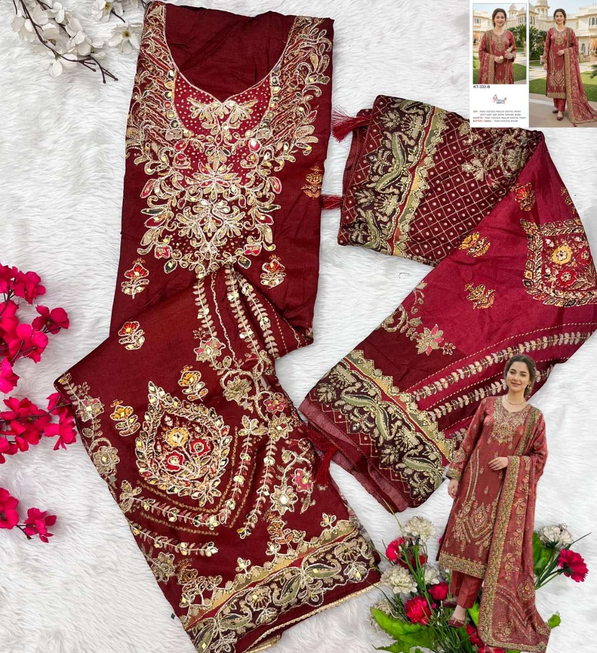 Shree Fab Kt - 332 - Amrah Wholesale