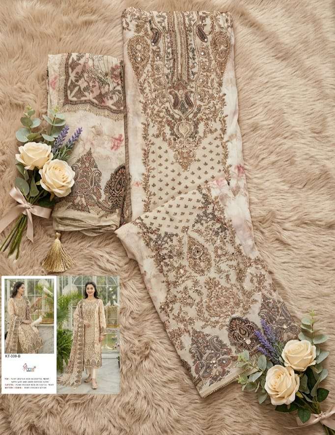 Shree Fab KT - 339 Viscose Muslin Pakistani Suit - Amrah Wholesale