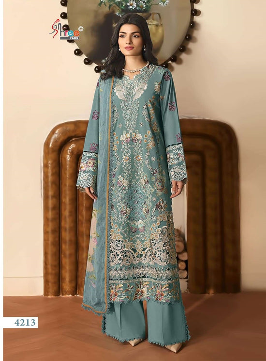 Shree Fab Ombre Lawn Collection Vol - 09 Cotton Pakistani Suit - Amrah Wholesale