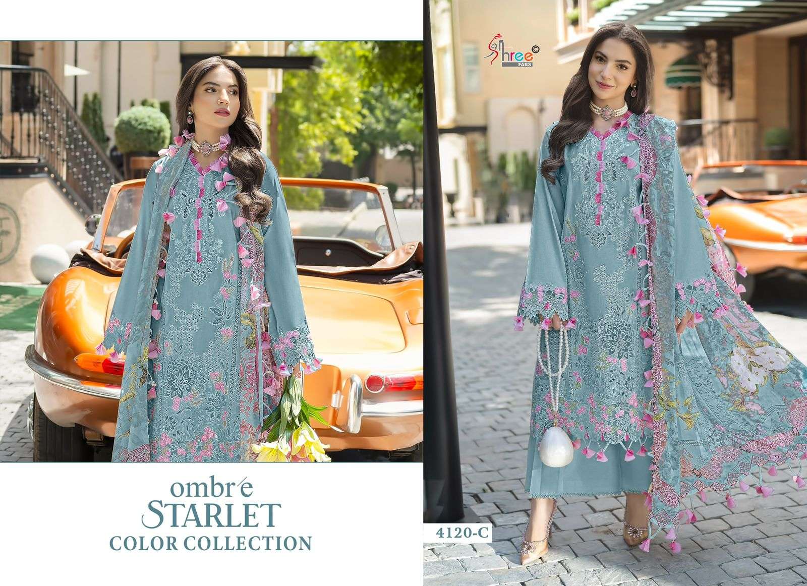 Shree Fab Ombre Starlet 4120 - Amrah Wholesale