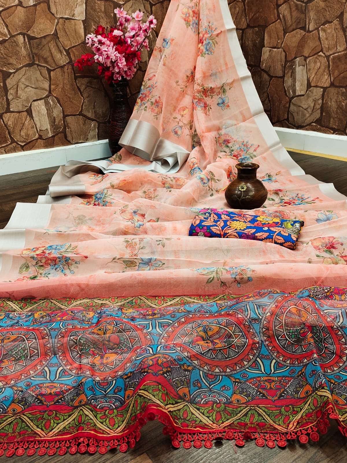 Shreyans Fashion Beauty Vol-1 Premium Organza Printed Saree