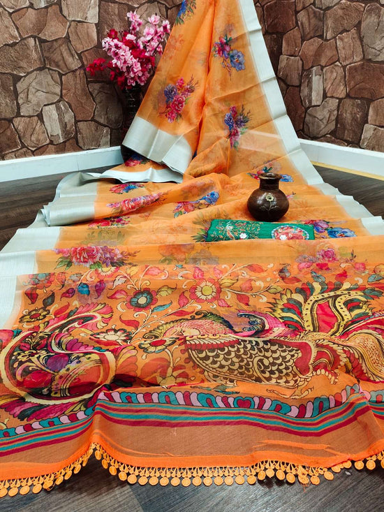 Shreyans Fashion Beauty Vol-1 Premium Organza Printed Saree