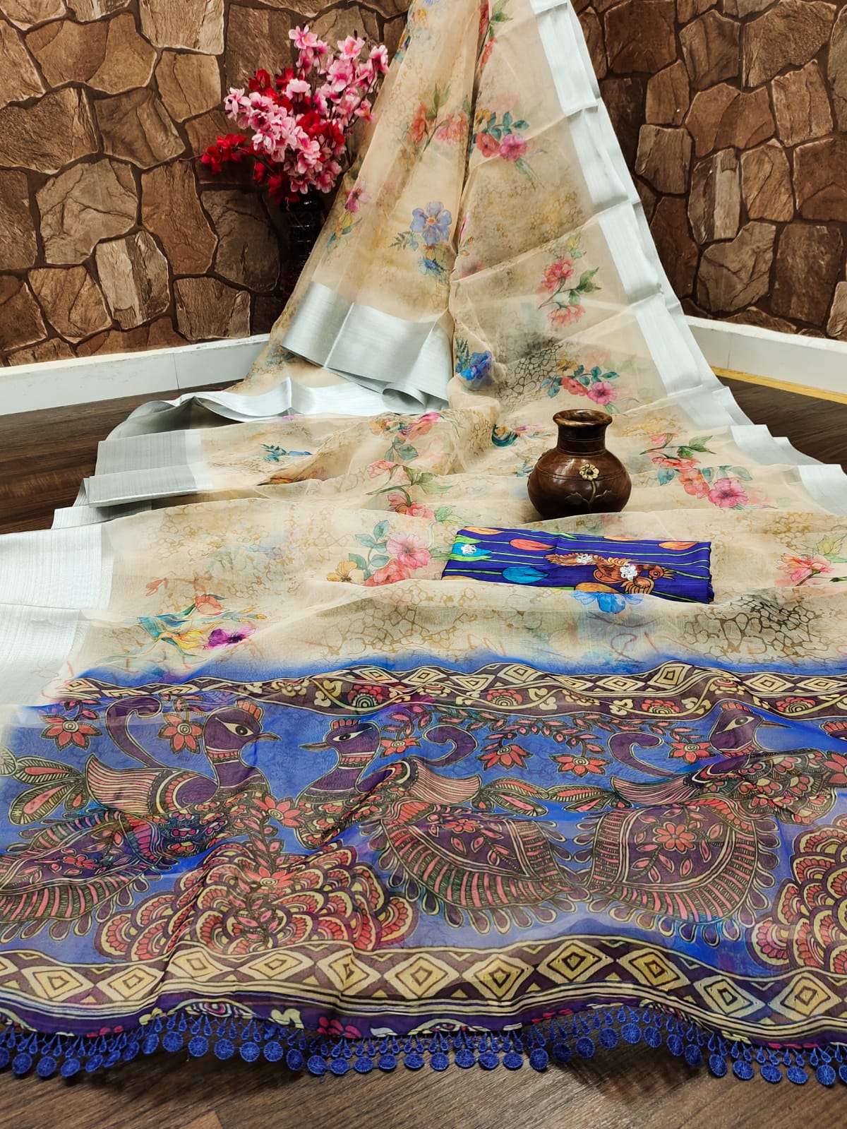 Shreyans Fashion Beauty Vol-1 Premium Organza Printed Saree