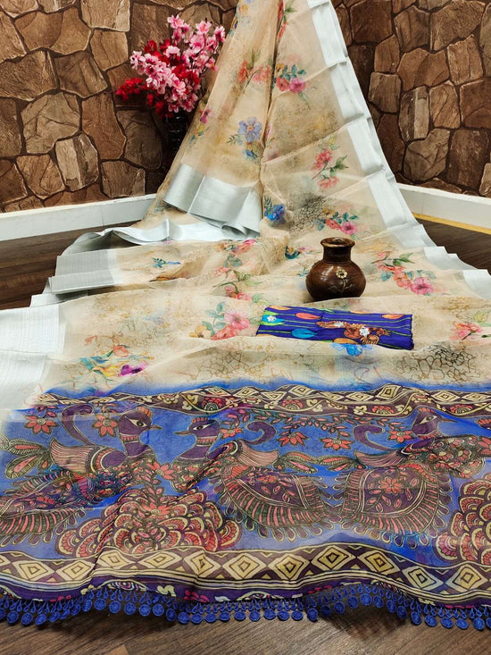 Shreyans Fashion Beauty Vol-1 Premium Organza Printed Saree