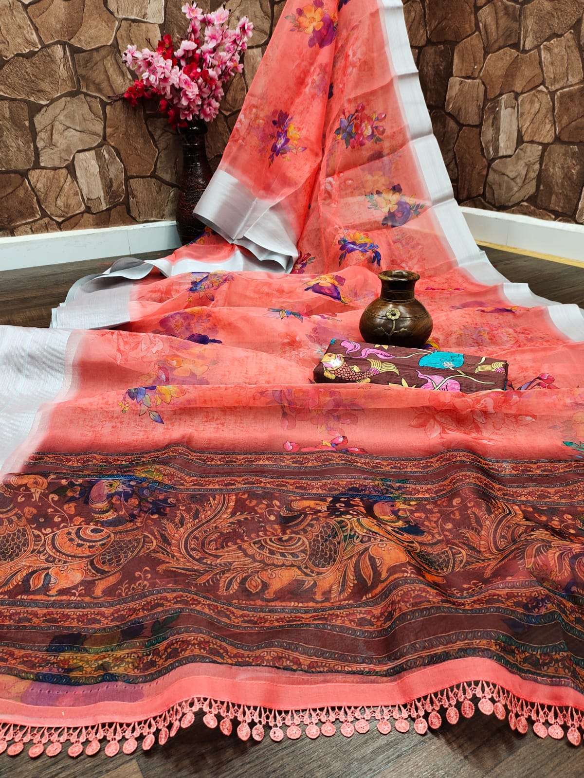 Shreyans Fashion Beauty Vol-1 Premium Organza Printed Saree