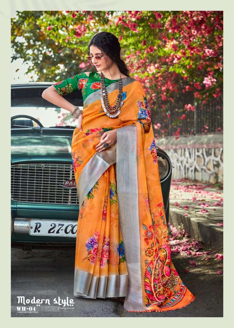 Shreyans Fashion Beauty Vol-1 Premium Organza Printed Saree