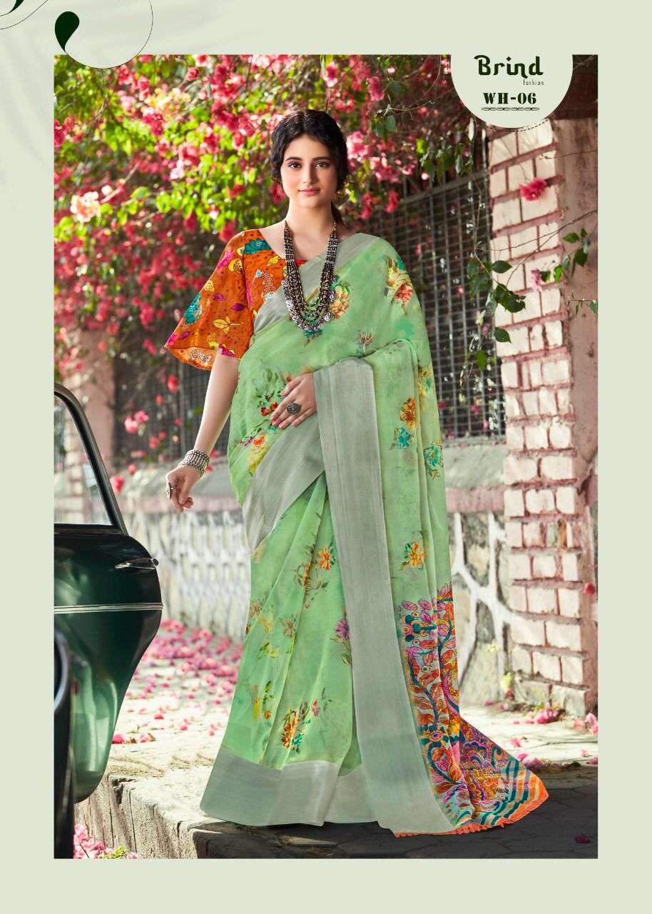 Shreyans Fashion Beauty Vol-1 Premium Organza Printed Saree