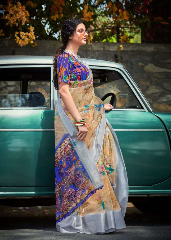 Shreyans Fashion Beauty Vol-1 Premium Organza Printed Saree