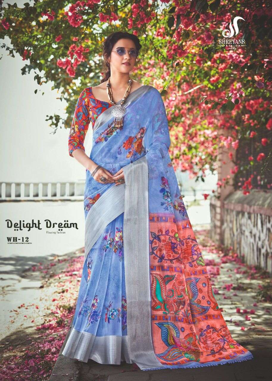 Shreyans Fashion Beauty Vol-1 Premium Organza Printed Saree