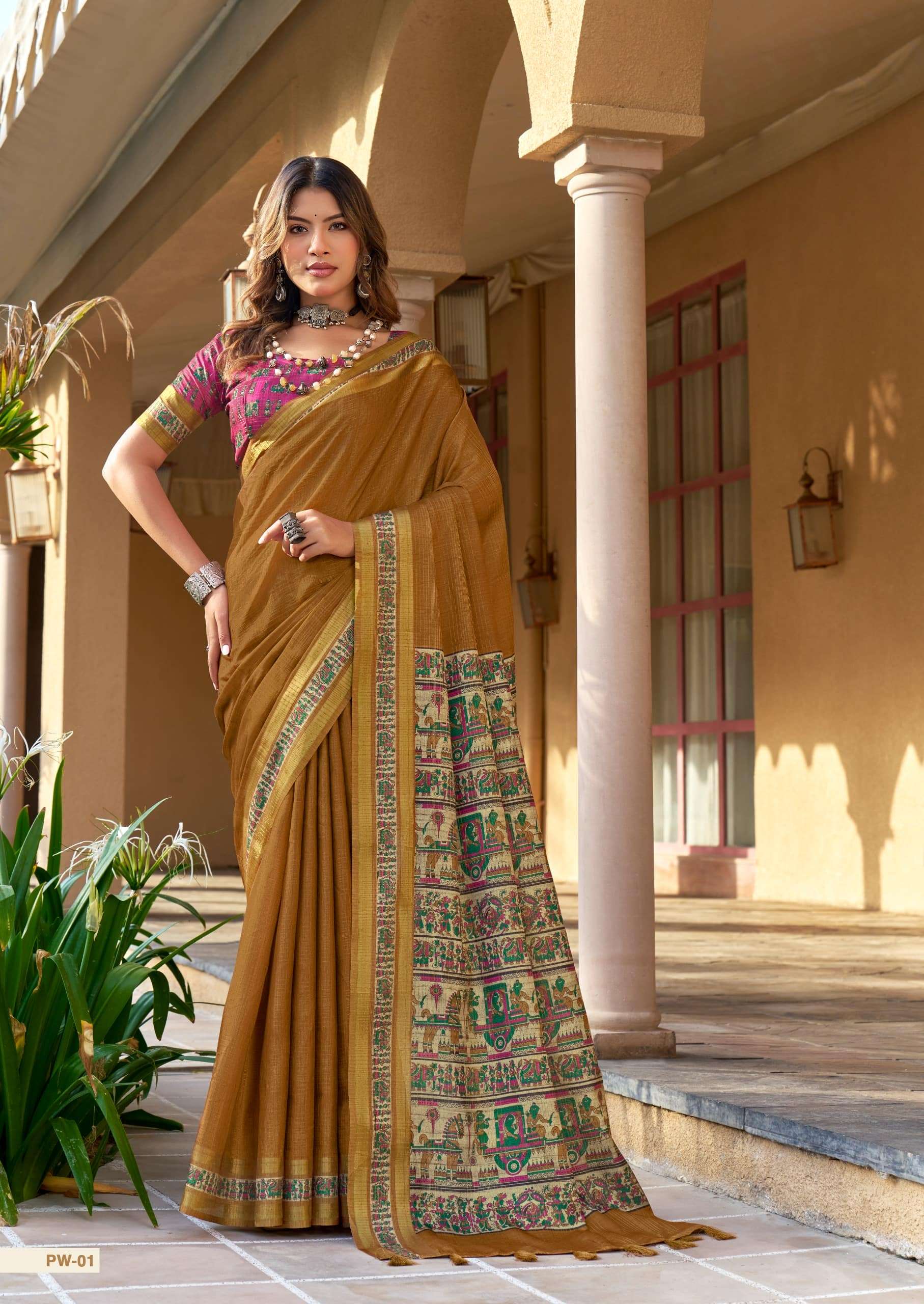 SHREYANS FASHION PUPPET WEAVES Tissue Silk Zari Weaving Sarees