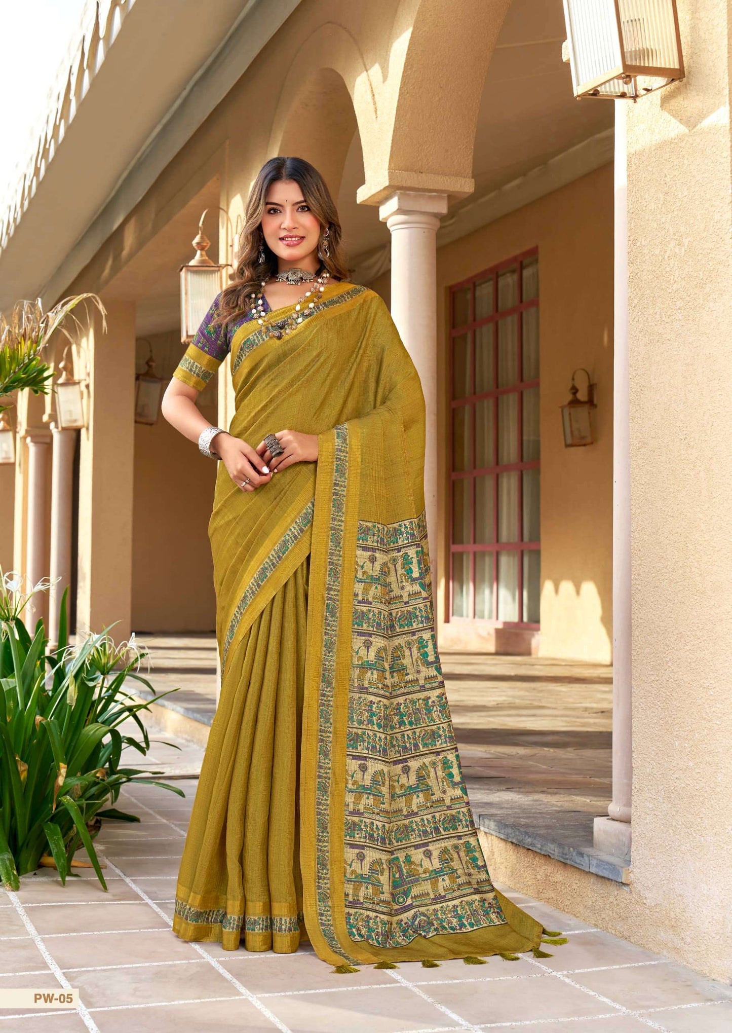 SHREYANS FASHION PUPPET WEAVES Tissue Silk Zari Weaving Sarees