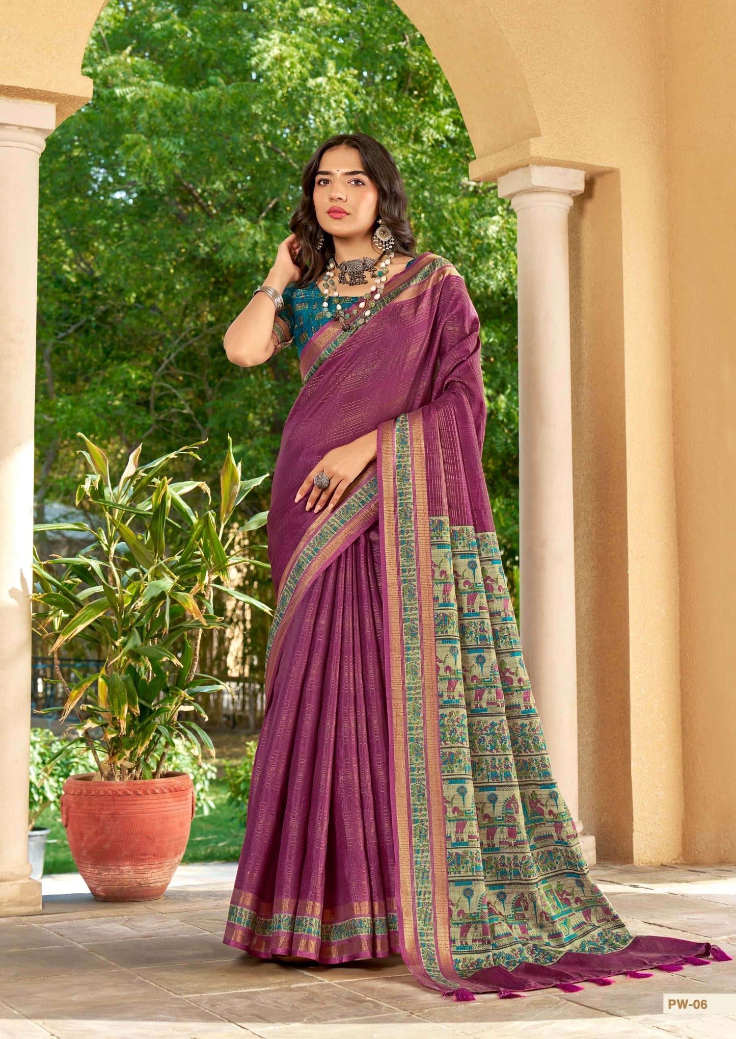 SHREYANS FASHION PUPPET WEAVES Tissue Silk Zari Weaving Sarees