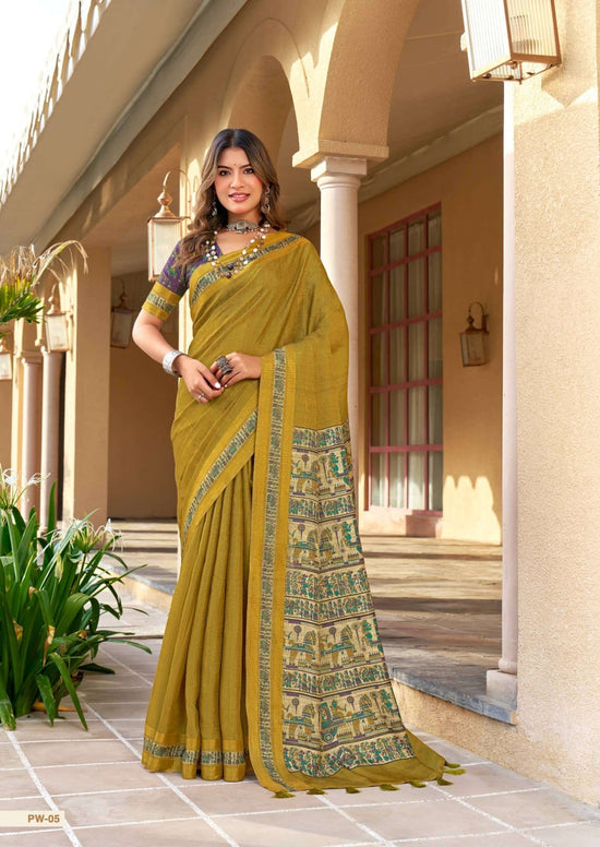 SHREYANS FASHION PUPPET WEAVES Tissue Silk Zari Weaving Sarees - Amrah Wholesale